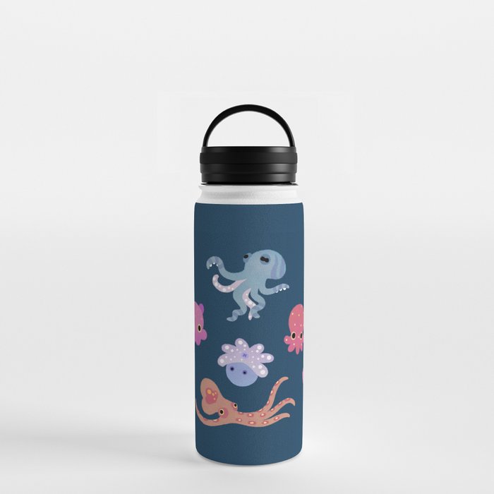 Octopus - dark Water Bottle