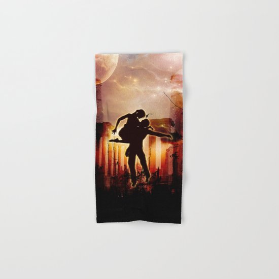 Dancing in the night Hand & Bath Towel