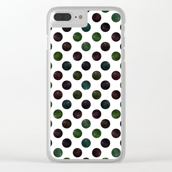 Dots #2 Clear iPhone Case