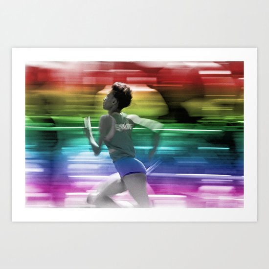 Speed Art Print