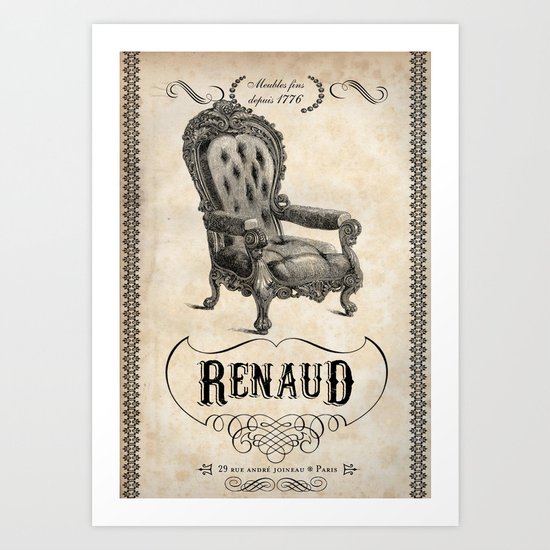 Renaud Art Print