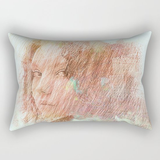 Girl of Brooklyn Rectangular Pillow