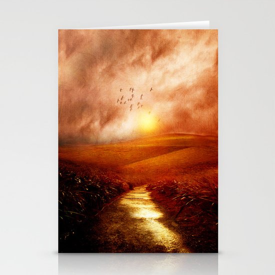when the darkness, shine Stationery Cards