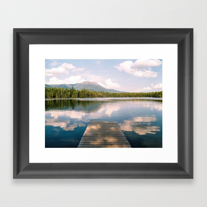 Daicey Pond and Mt. Katahdin Framed Art Print