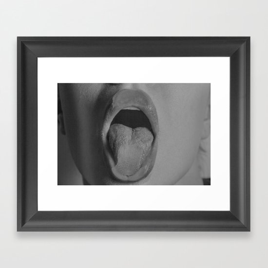 FRENCH KISS Framed Art Print