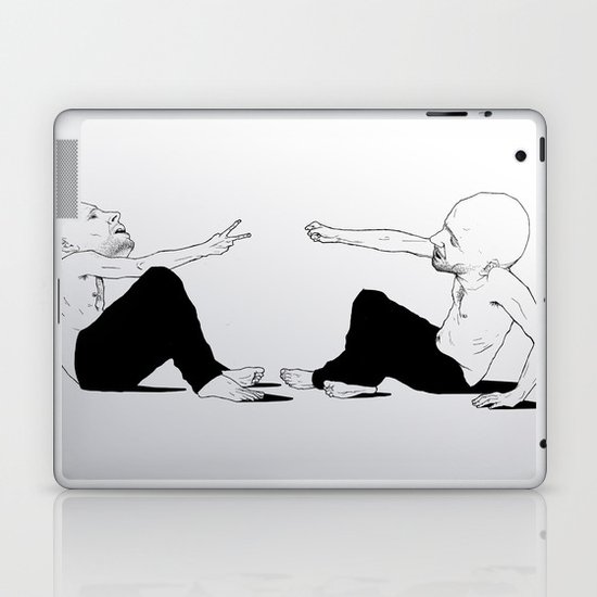 rock beats scissors Laptop & iPad Skin