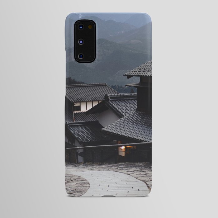 Japan Photography - Street Going Through A Hilly Town Android Case