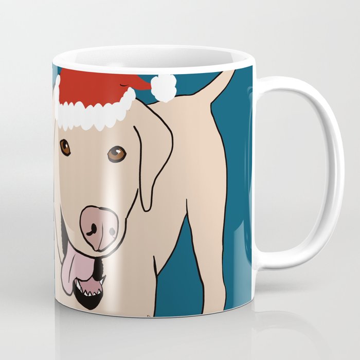 Labs Love Christmas! Coffee Mug | Drawing, Labradors, Christmas, Labs-at-christmas, Labs, Black-lab, Yellow-lab, Gifts, Holiday, Labrador-retrievers
