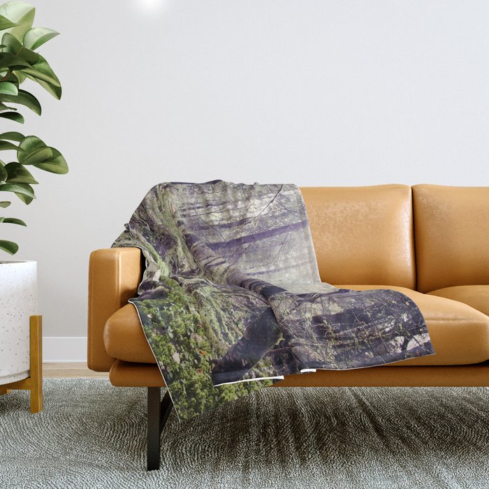 Norwegian Forest Throw Blanket