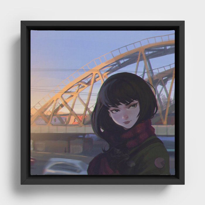 Moscow Framed Canvas