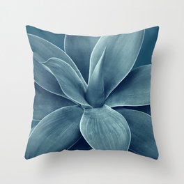 Blue Agave Romance #1 #tropical #decor #art #society6 Throw Pillow
