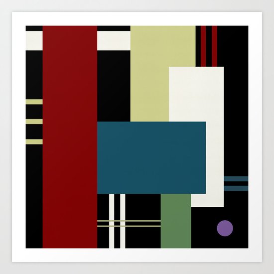 GEOMETRIC ABSTRACT Art Print