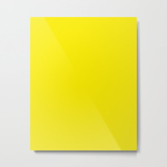 Dandelion Yellow Color Scheme Home Decor Metal Print
