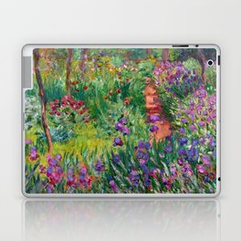 Claude Monet "The Iris Garden at Giverny", 1899-1900 Laptop Skin