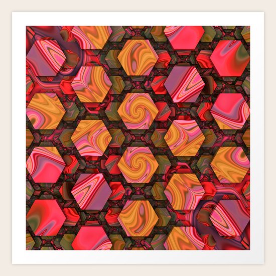 Hexed Art Print
