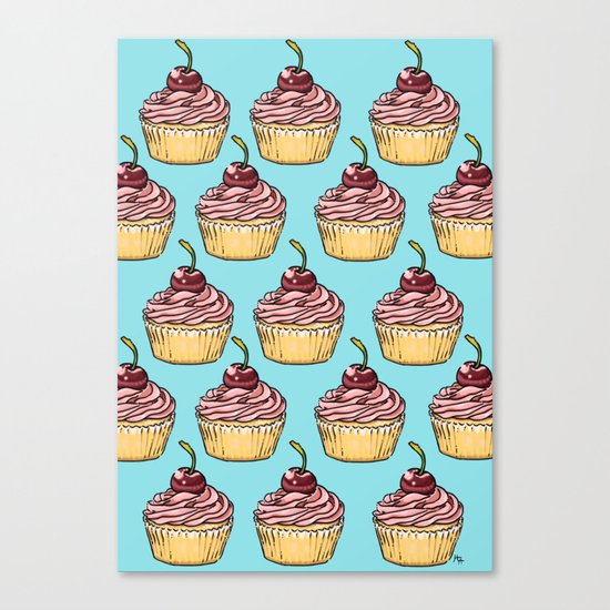 Cupcakes Party Canvas Print