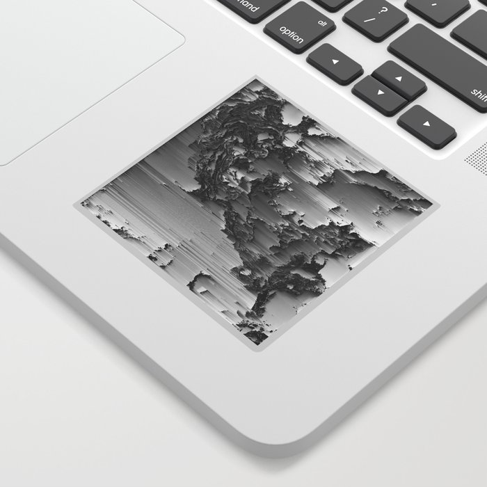Japanese Glitch Art No 3 Sticker By Murakamistudio