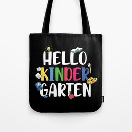 Hello Kindergarten Back To School Tote Bag