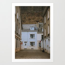 The Blue House | Bouillon | The Ardennes, Belgium Art Print