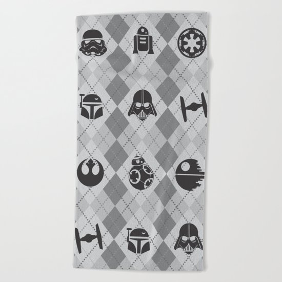 Galactic Pattern Beach Towel