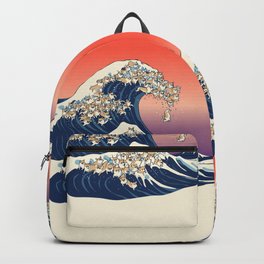 The Great Wave of Corgis Backpack