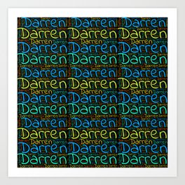 Darren Art Print