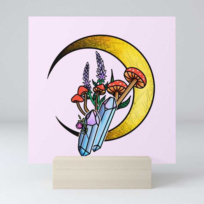 Magic Moon Mini Art Print
