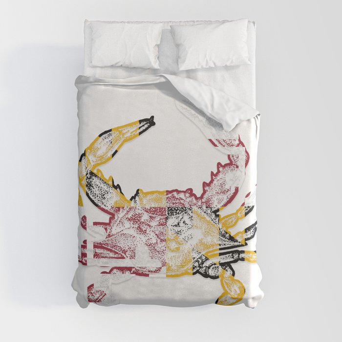 Maryland Crab Duvet Cover