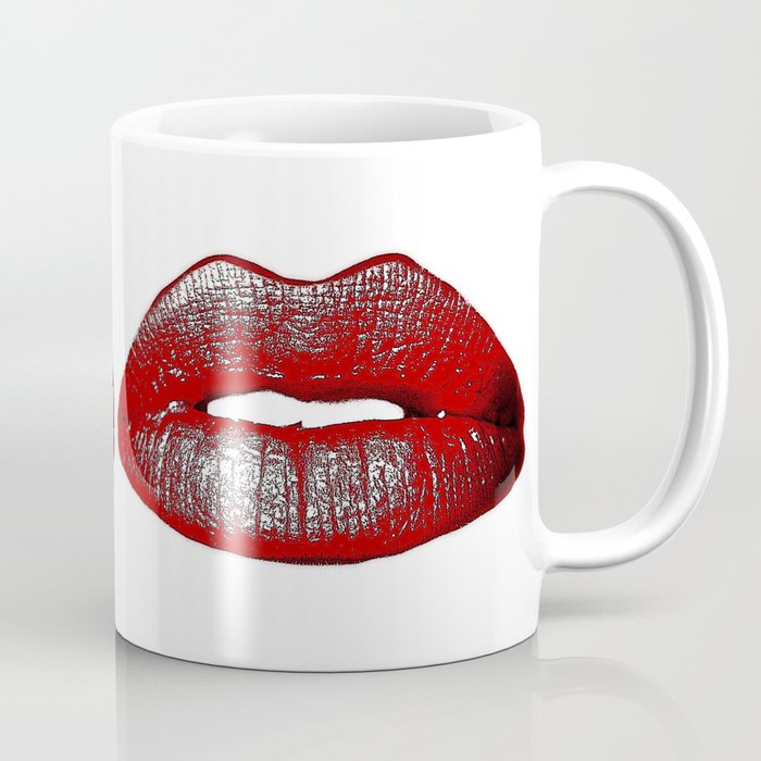 Tricky Red Lips Coffee Mug
