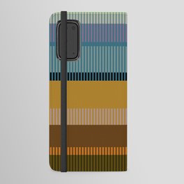 Abstraction_PRIMITIVE_RISING_LINE_COLOR_PATTERN_POP_ART_0330A Android Wallet Case