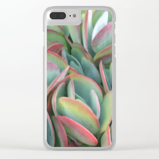 Colorful cactus Clear iPhone Case