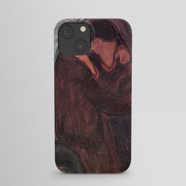 The Kiss Edvard Munch Painting iPhone Case