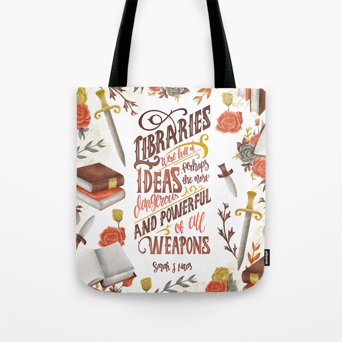 LIBRARIES WERE FULL OF IDEAS Tote Bag