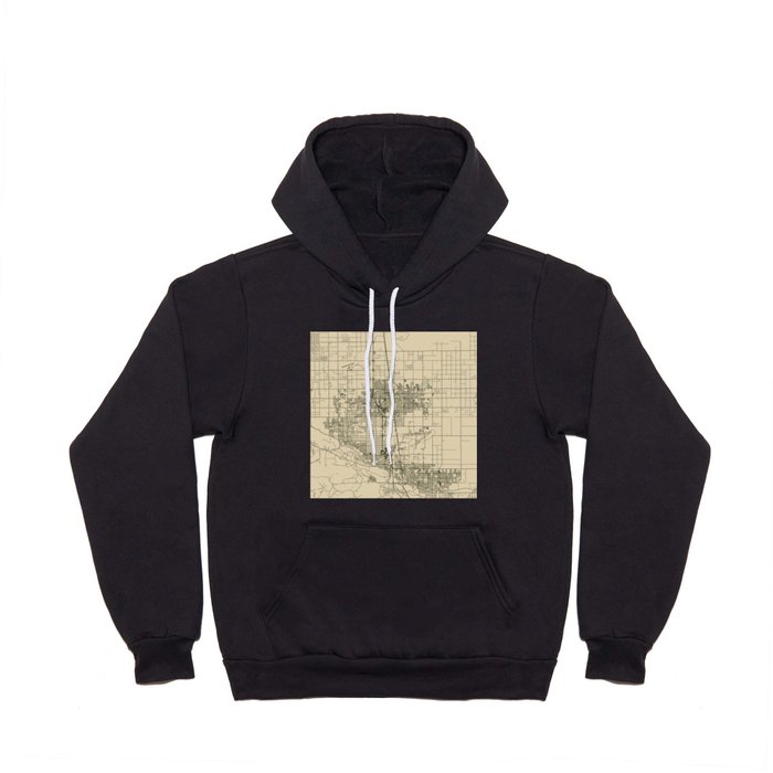 Lancaster, USA - Vintage City Map - United States of America Hoody