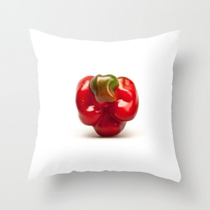 ugly fruits - musclehead Throw Pillow