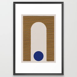 Blue Circle #1 Framed Art Print