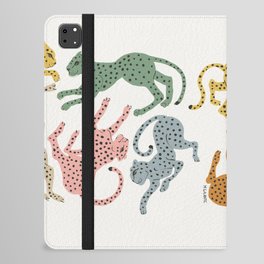 Rainbow Cheetah iPad Folio Case