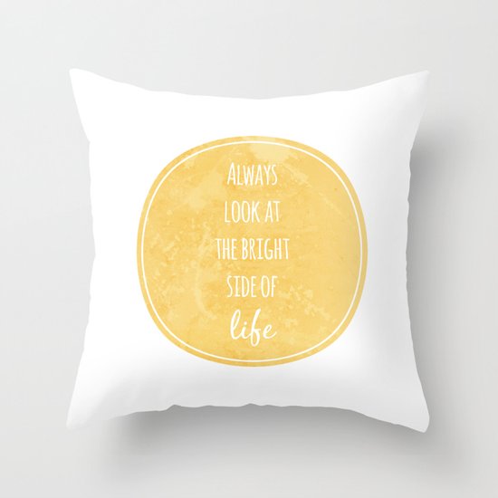 Bright Side Throw Pillow