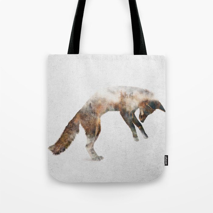 Jumping Fox Tote Bag