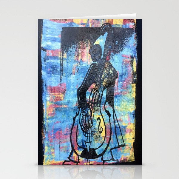 BASS PLAYER 2 Stationery Cards
