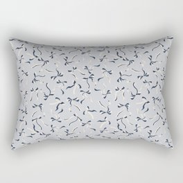Coquette light blue Bows Rectangular Pillow