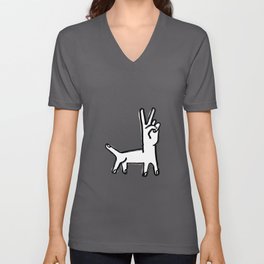 Dogfinger V Neck T Shirt