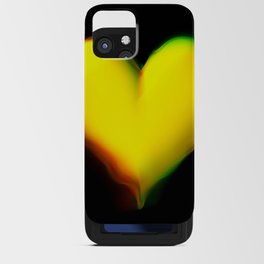 Yellow Hearts iPhone Card Case