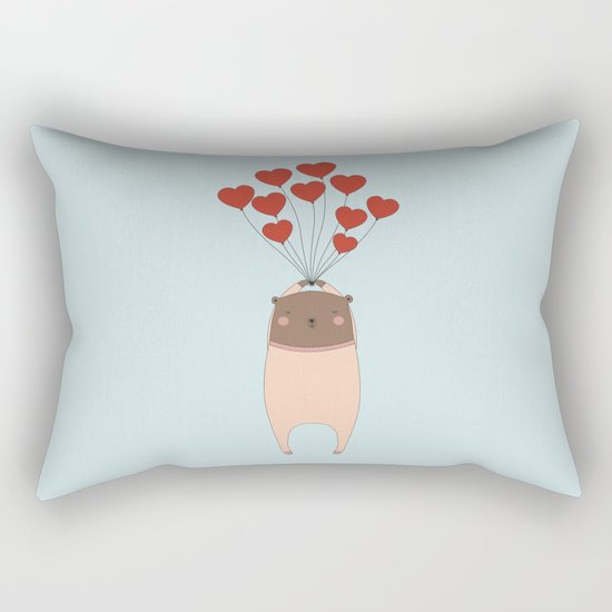 BEAR WITH LOVE Rectangular Pillow