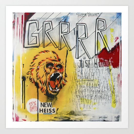 GRRRR Art Print
