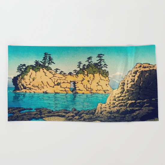 Before the Waters in Eni Beach Towel