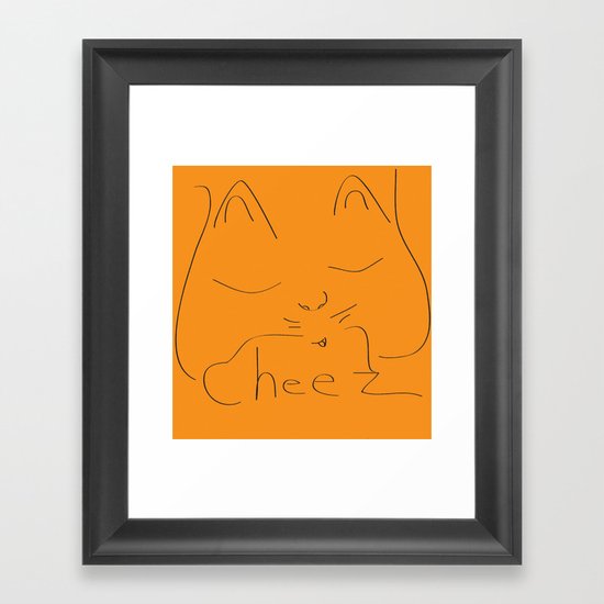 Kitty Kat Framed Art Print