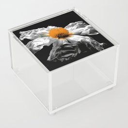 Paper Flower Dark Acrylic Box
