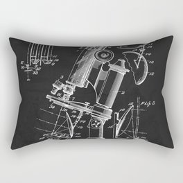 Microscope 1908 Patent Rectangular Pillow