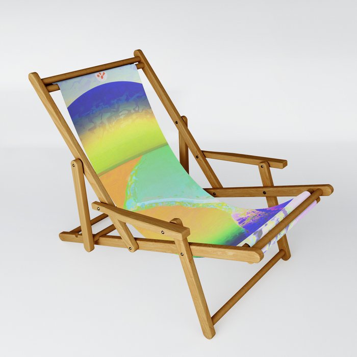 Iceberg A68 - Ultraviolet Satin Sling Chair
